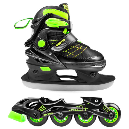 Spokey Doppio Πατίνια παγοπέδιλα rollers 2in1 No.30-33 Spokey Doppio Πατίνια παγοπέδιλα rollers 2in1 No.30-33